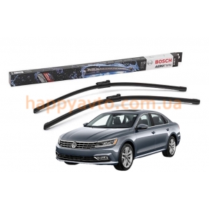 Комплект дворников на Volkswagen Passat B8 2014-2026 — Bosch AeroTwin